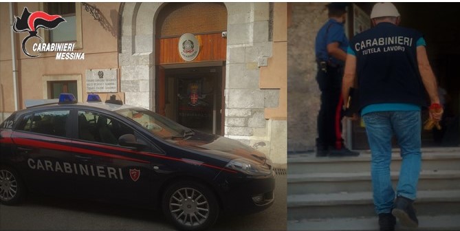 Taormina, ponteggio non conforme. Ammenda e denuncia per il titolare di un cantiere