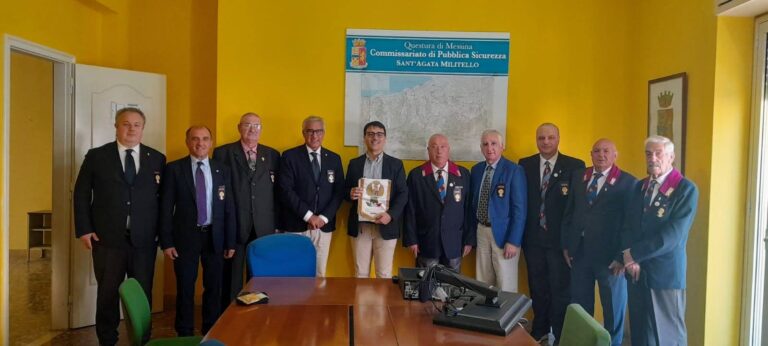 Sant’Agata Militello, l’ANPS fa visita al neo dirigente del commissariato Giuseppe Ambrogio