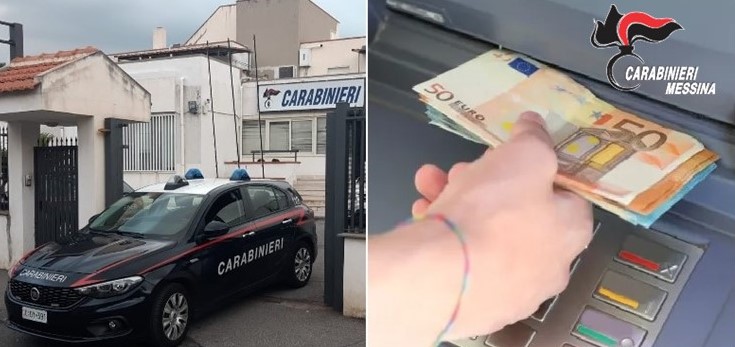 Giardini Naxos, prelevati oltre 2.400 euro con il bancomat di un’anziana defunta. Denunciata badante 53enne