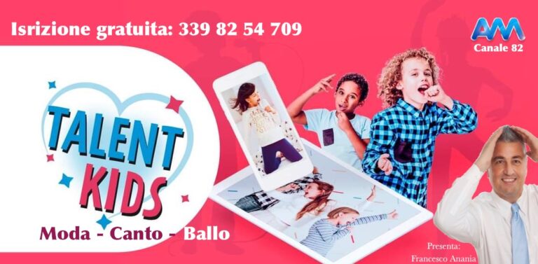 Il concorso “Talent Kids” sarà di scena sabato a Milazzo