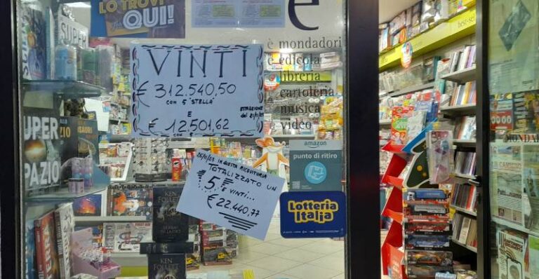 Patti: nuova vincita all’edicola dei fratelli Piccione, con un “5” ha vinto 22.440,77 euro