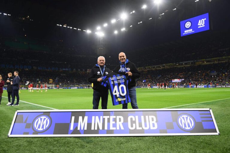 Sant’Agata Militello, l’Inter Club Javer Zanetti premiato per i 40 anni di storia a San Siro