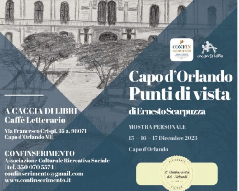 Capo d’Orlando – La mostra “Punti di vista” al Caffè Letterario