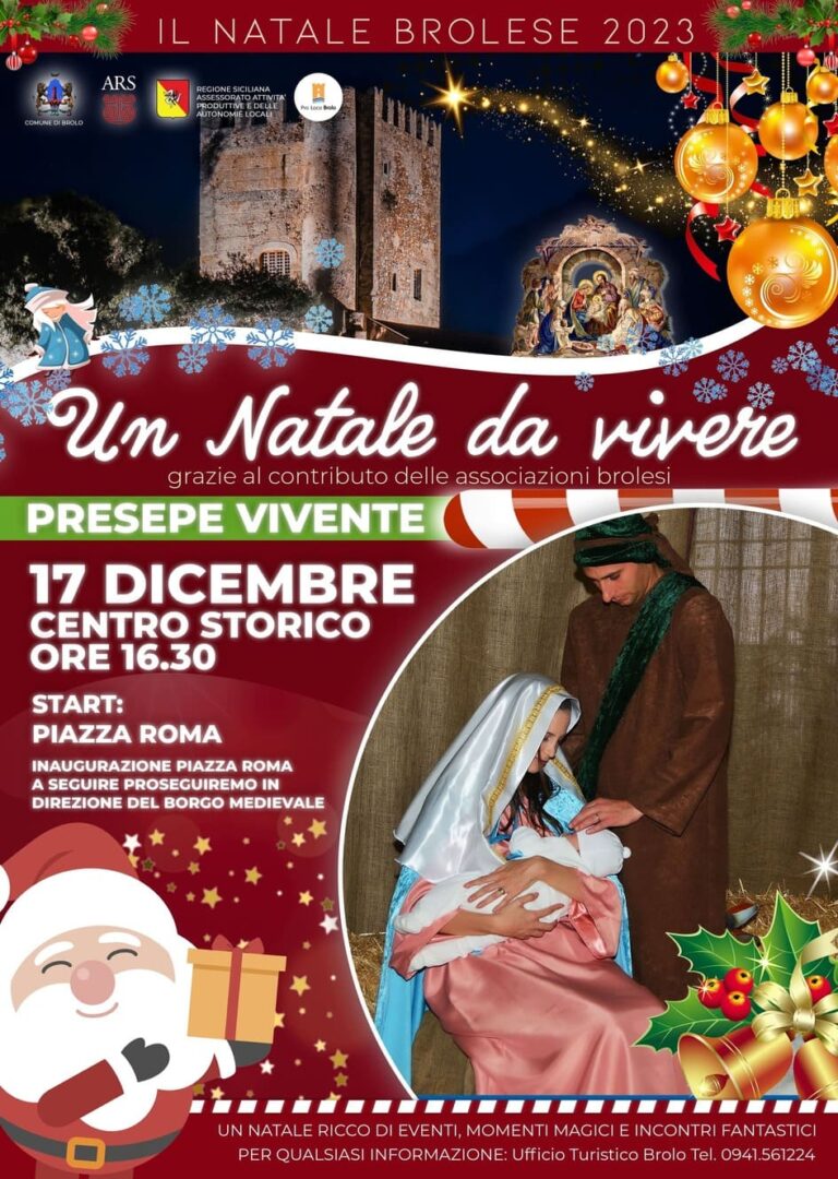 “Il Presepe Vivente di Brolo”, un viaggio nella tradizione: appuntamento domenica 17 dicembre alle 16.30