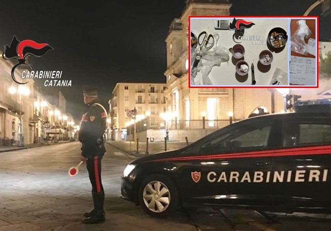 Giarre: cocaina e crack in casa. Ai domiciliari un 36enne ed un 56enne