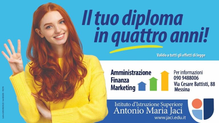 Istituto Jaci di Messina – Il diploma in quattro anni in Amministrazione, Finanza e Marketing ed i nuovi corsi di studi