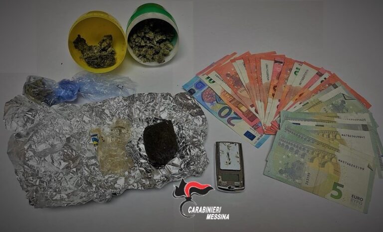 Trovato con droga in casa, arrestato 53enne messinese