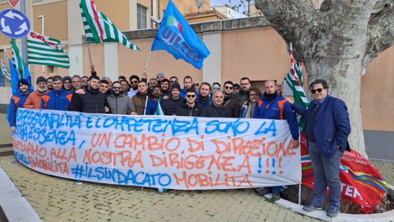 Anche a Messina la mobilitazione dei lavoratori Enel