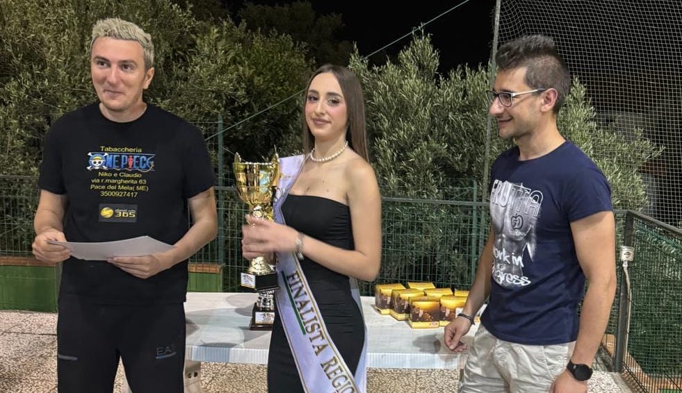 Gaia Sottile tra i gestori del New3 Trees di Pace del Mela, Niko Cannistrà e Claudio Bianchetti