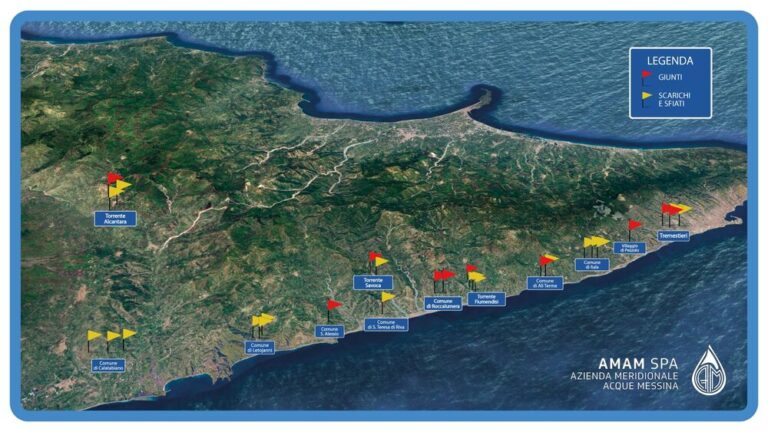Messina: AMAM presenta il bilancio degli interventi effettuati durante i 5 step di interruzione idrica