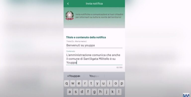 I servizi digitali dell’app Youppa per il comune di Sant’Agata Militello – VIDEO