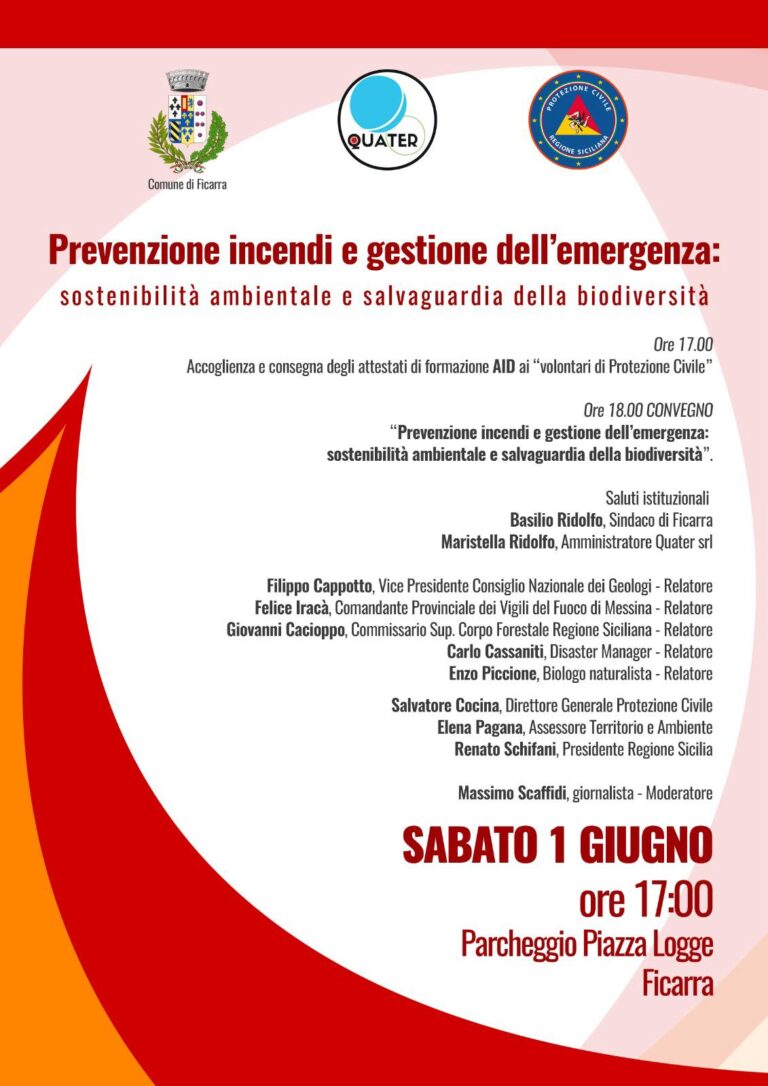 Ficarra – Incontro con Schifani, Pagana e Cocina nella grande festa della Protezione Civile Regionale