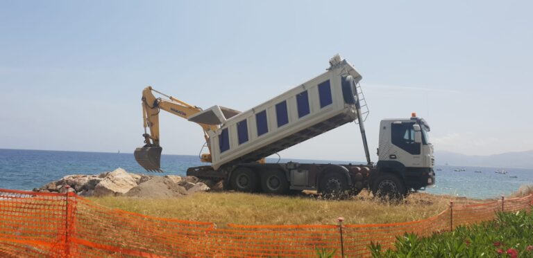 Gioiosa Marea: iniziati i lavori di somma urgenza sul litorale di San Giorgio