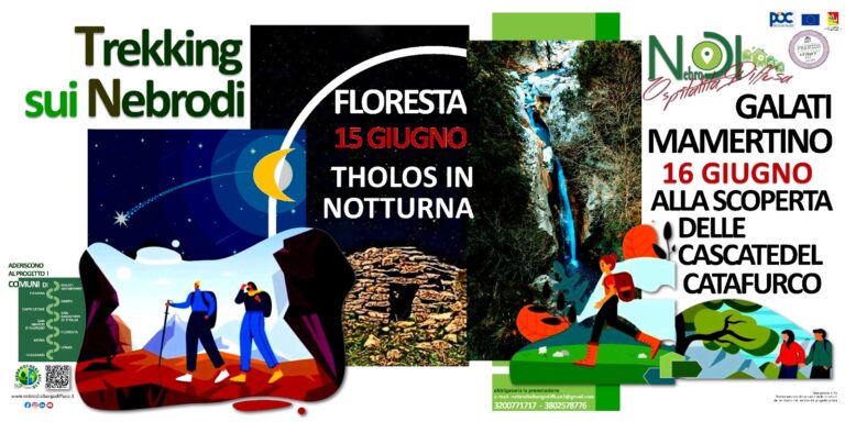 Nebrodi Ospitalità Diffusa – Due appuntamenti a Galati Mamertino e a Floresta il 15 e 16 giugno