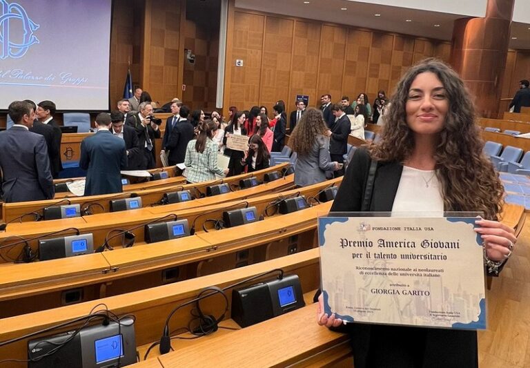 Patti: attribuito il “Premio America Giovani” per la carriera universitaria eccellente