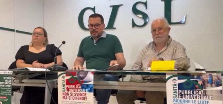 Messina: le iniziative della Cisl sulla sanità pubblica