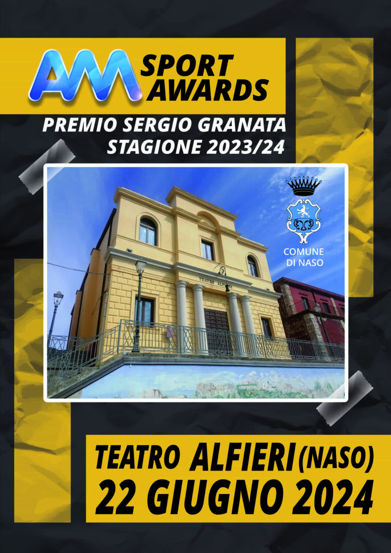 “Am Sport Awards” Premio Sergio Granata: sabato la kermesse al teatro Alfieri di Naso – VIDEO