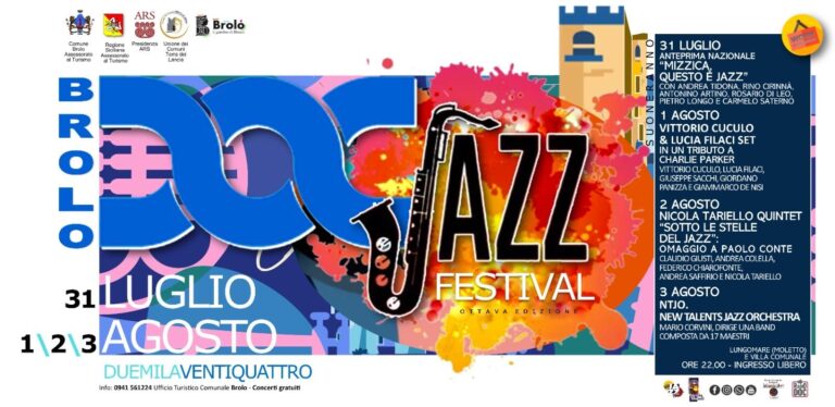 Brolo – Dal 31 luglio al 3 Agosto il Festival Jazz