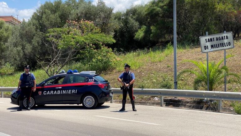 Nel weekend controlli dei carabinieri di Sant’Agata Militello e Mistretta