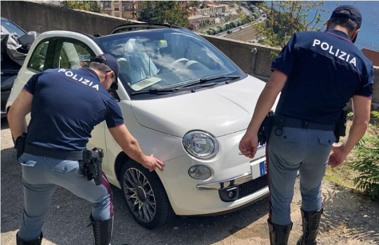 Messina: la Polstrada ha recuperato un’auto rubata in provincia di Palermo