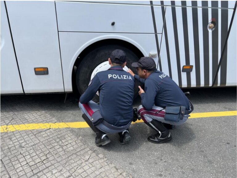 Messina: i controlli della Polstrada sull’efficienza dei pneumatici