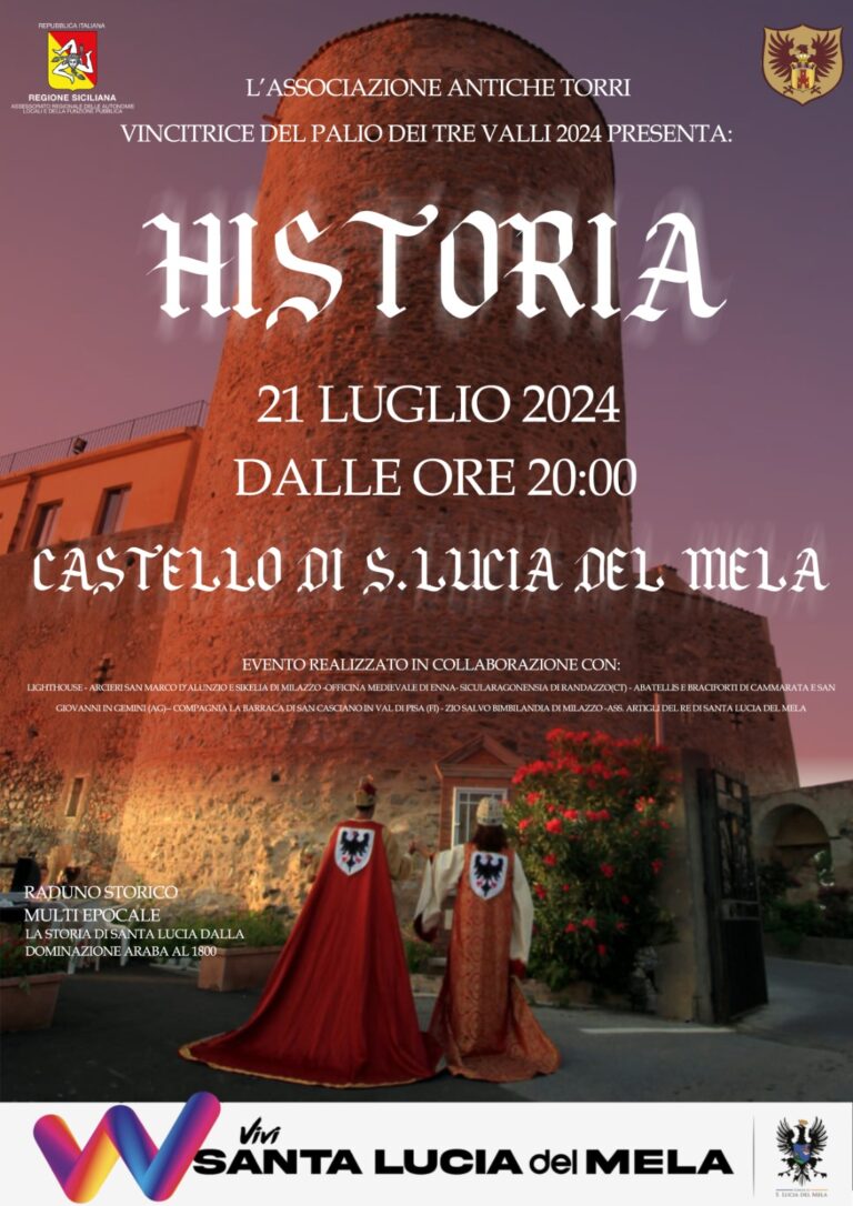 Santa Lucia del Mela: Domenica al Castello “Historia”