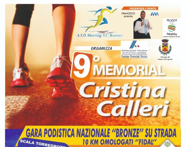 Torregrotta – Sabato il 9° Memorial Cristina Calleri – VIDEO