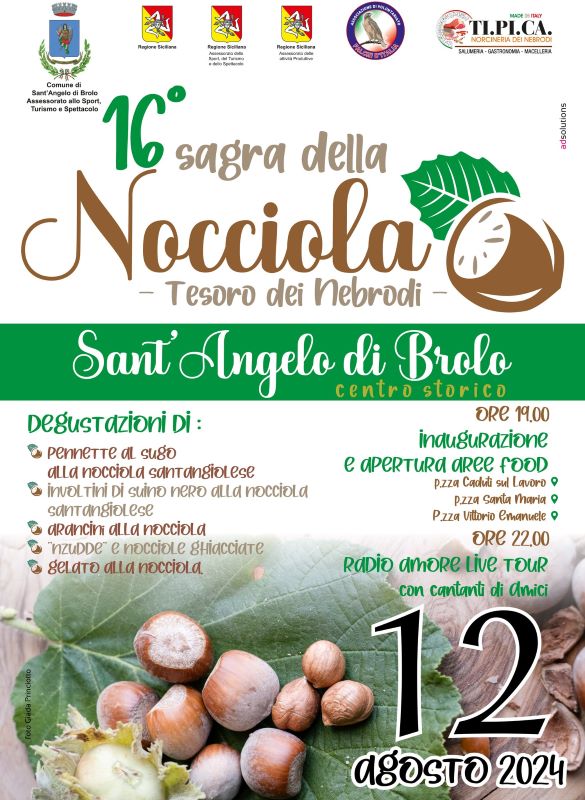 Sant’Angelo di Brolo: questa sera la 16° edizione della sagra della nocciola