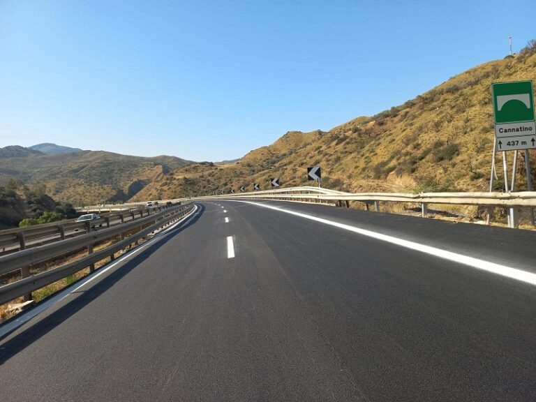 A/19: riaperto stamattina al traffico il viadotto Cannatino, lungo l’autostrada “Palermo-Catania”