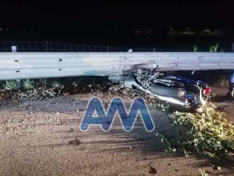 Torrenova – SS 113, incidente autonomo in moto nella notte. Illeso il centauro