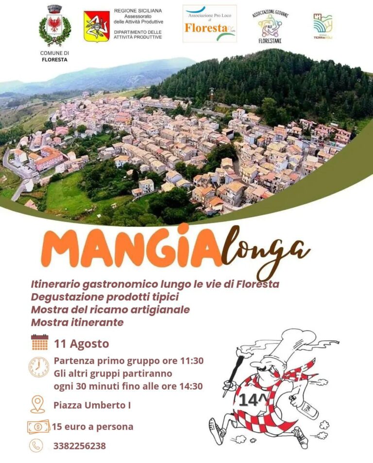 Floresta – Domenica 11 agosto la “Mangialonga”