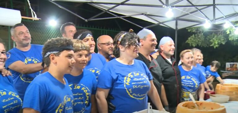 Grande successo per la manifestazione “Pasta in Forma”, in contrada Lacco – VIDEO