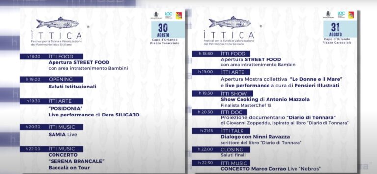 Capo d’Orlando – Al via la 2a edizione di “Ittica”, tra Street Food, spettacoli e show cooking – VIDEO