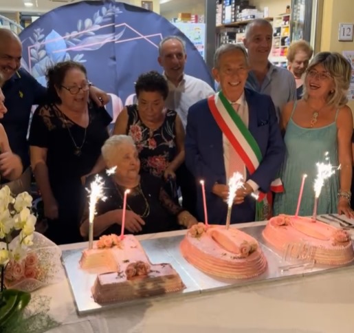 Brolo: comunità in festa per i 100 anni di Maria Maniaci Ruggeri