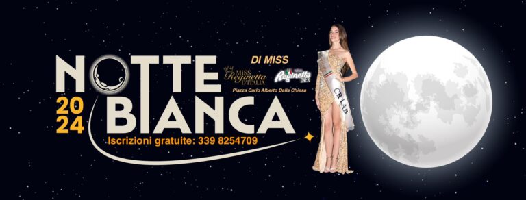 Miss Reginetta d’Italia alla “Notte Bianca di Olivarella”