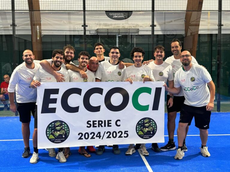 Il Tartarughino Padel vola in Serie C