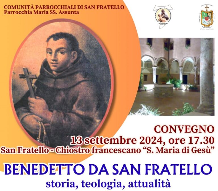 San Fratello: un convegno dedicato a San Benedetto il Moro