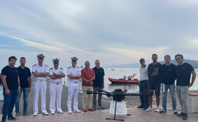 Patti: proseguono le prove tecniche per trasportare il sangue con il drone da Patti Marina alle Isole Eolie