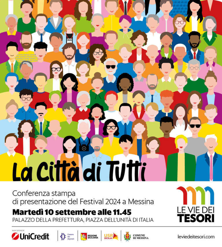 Messina: Le Vie dei Tesori 2024 dal 14 al 29 settembre. Alla scoperta di 28 bellezze tra storia, cultura e tradizioni.