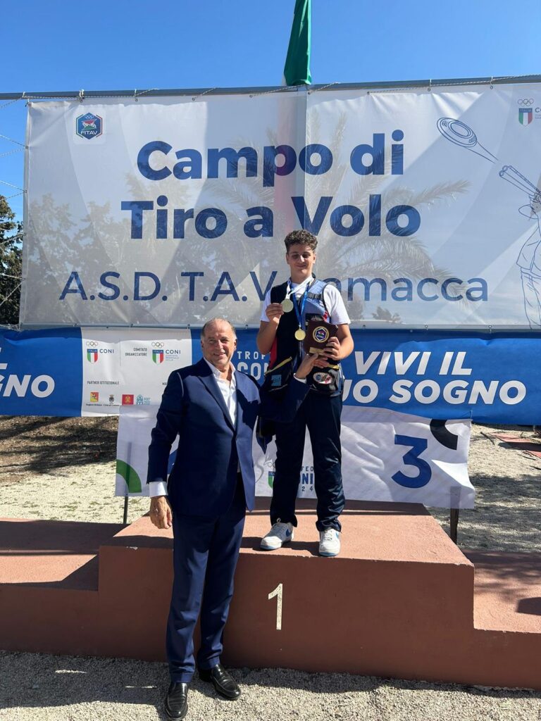 Ucria – Il giovane Federico Salpietro trionfa nel tiro al volo al Trofeo CONI