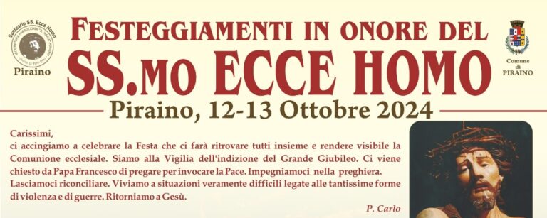 Piraino: la solennità dell'”Ecce Homo”