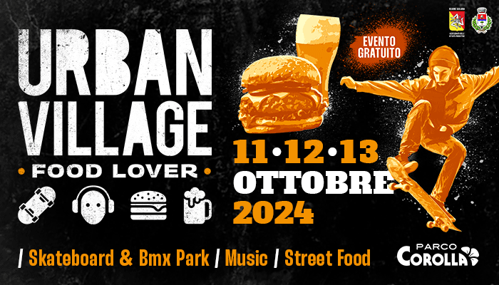 Dall’11 al 13 ottobre il Parco Corolla si trasforma in “Urban Village”. Eventi, street food e tanta musica