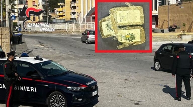 Messina: l’hashish nella scarpa sotto il letto, arrestato un 21enne