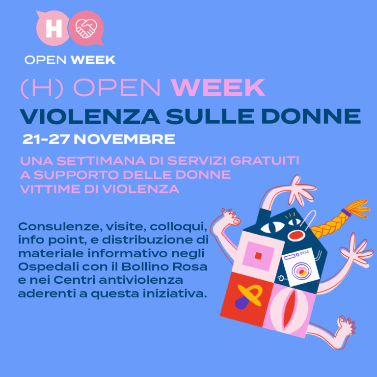 Violenza sulle donne: 21-22-25 Novembre le iniziative di Policlinico e Università per l'(H)Open Week della Fondazione Onda