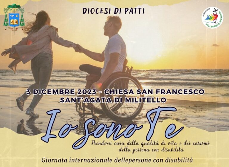 “Io sono te”, evento in programma in occasione della giornata internazionale delle persone con disabilità