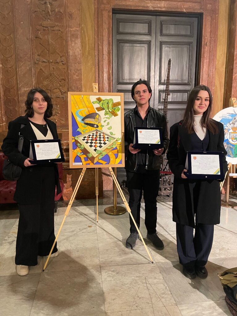 Capo d’Orlando – Tre alunni del Liceo Artistico “Lucio Piccolo” premiati con il primo posto a Palermo