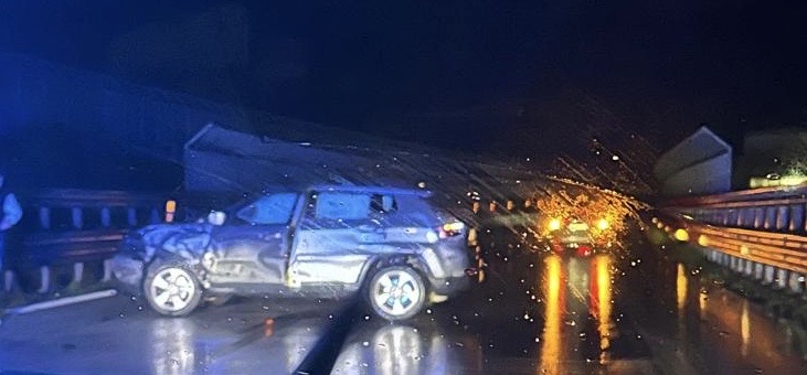 A20 – Incidente autonomo nei pressi del casello di Villafranca Tirrena