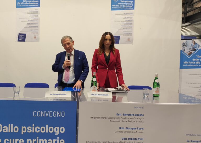 Brolo: convegno su “Dallo psicologo delle cure primarie alla lotta alle dipendenze, due leggi innovative per la Regione Siciliana”