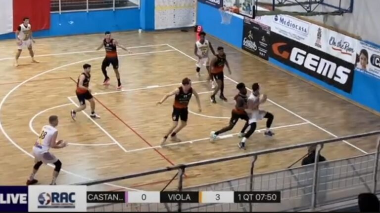 Basket serie B interregionale: viaggia a vele spiegate la Viola Reggio Calabria, sconfitta Castanea