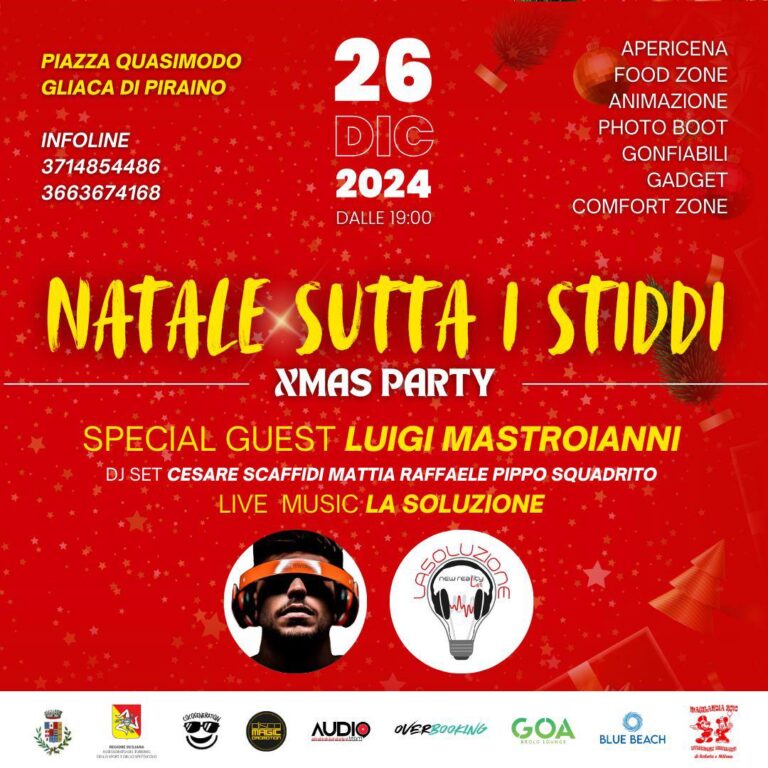 Piraino – “Natale sutta i stiddi”, appuntamento il 26 dicembre in Piazza Quasimodo